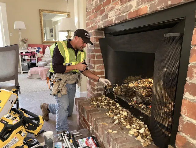 Safe screening installation by Groton Chimney Sweep in Groton, CT