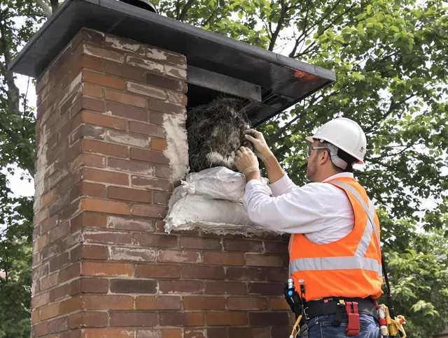 Humane removal of debris and animals by Groton Chimney Sweep in Groton, CT