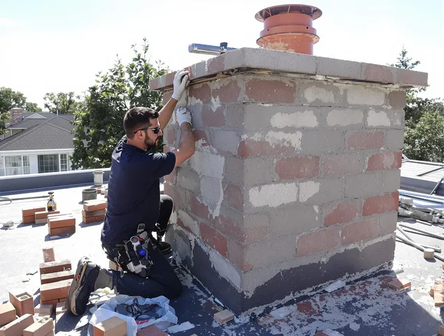 Advanced chimney repair process by Groton Chimney Sweep in Groton, CT
