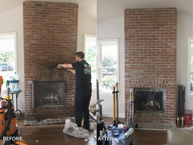 Finished chimney sweeping service by Groton Chimney Sweep in Groton, CT