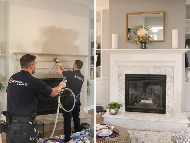 Professional soot removal by Groton Chimney Sweep team in Groton, CT